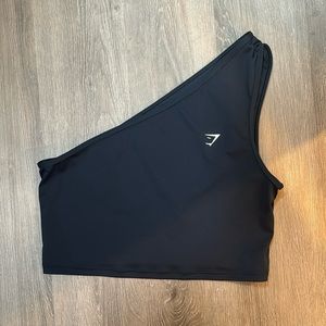 everyday one shoulder ruched tank